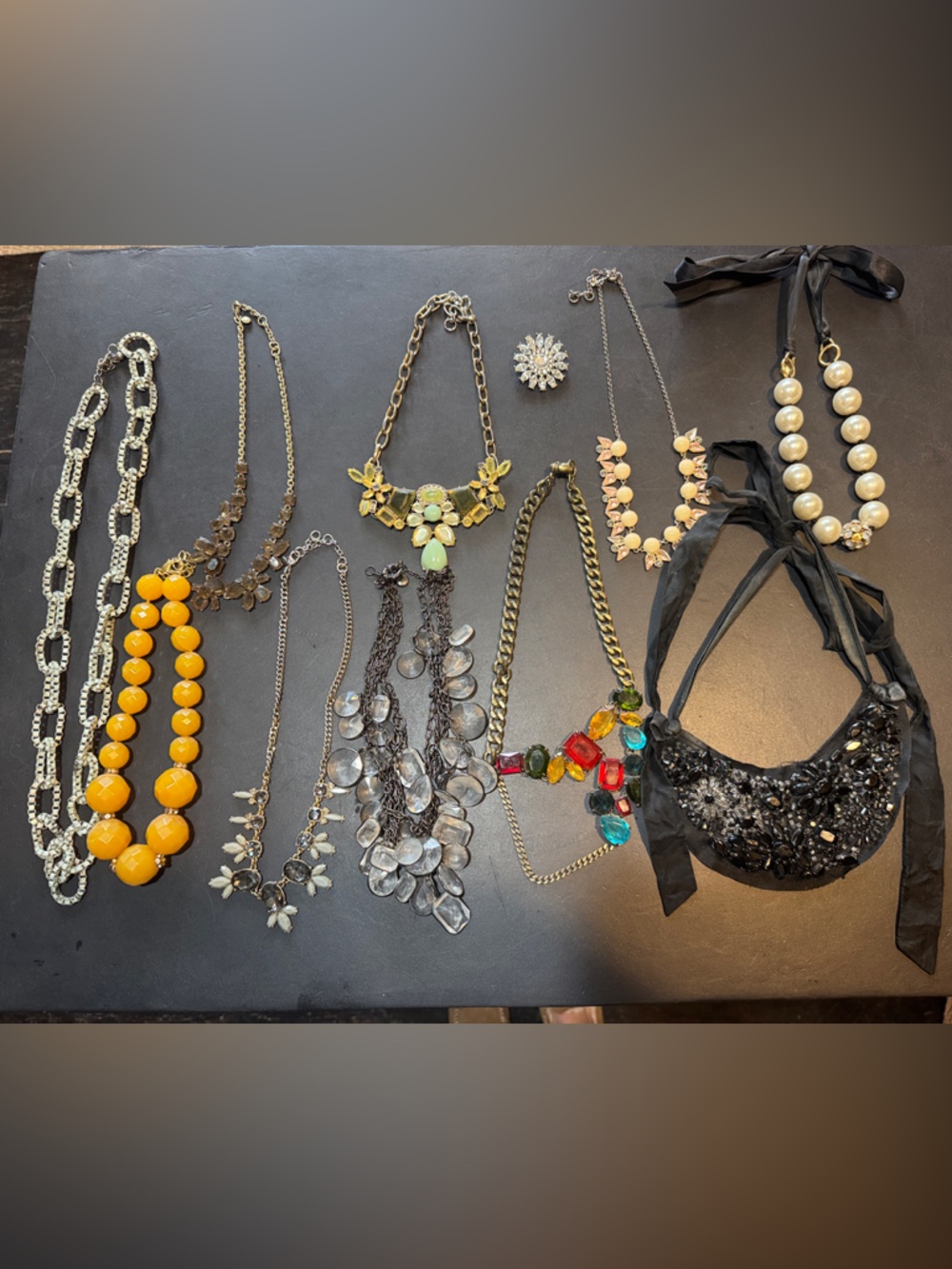 J.Crew Statement Necklace Bundle + Madewell | Chunky, Rhinestone, Pearl